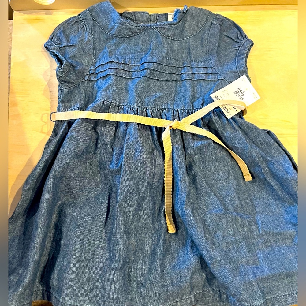 NWT Girls Baby B’Gosh soft denim dress